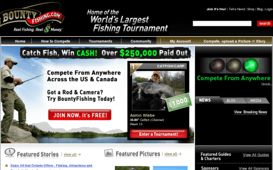 The largest online fishing tournament & community