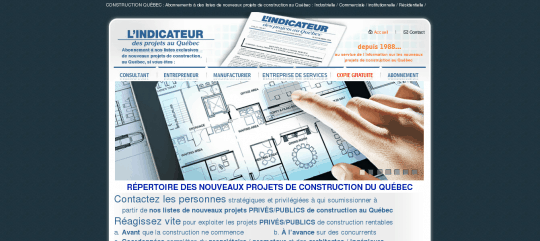 Indicateur – Appel d’Offre Construction