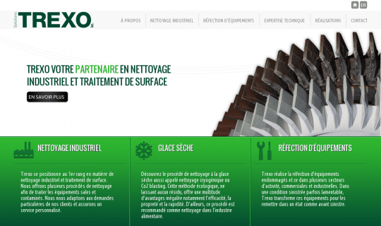 Nettoyage industriel | Restauration d’équipements | Trexo Inc.