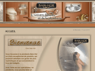 Plomberie Bain-Hur,accessoires pour salle de bain