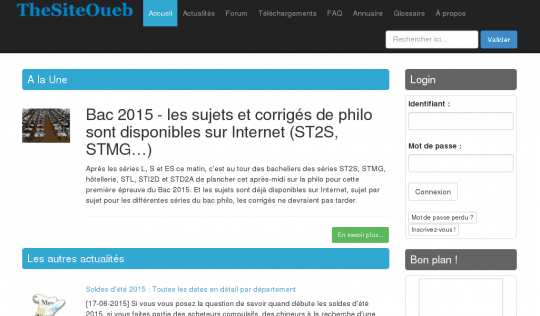 The Site Oueb – Aide Informatique