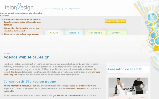 Web design Portfolio | Vincent Drolet | telorDesig