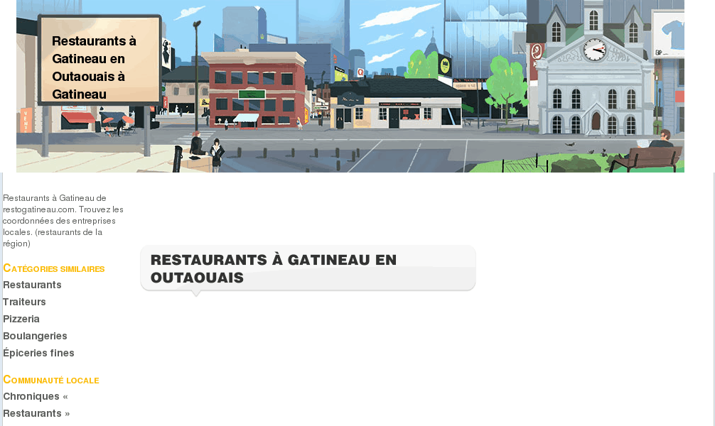 Répertoire des Restaurants en Outaouais.