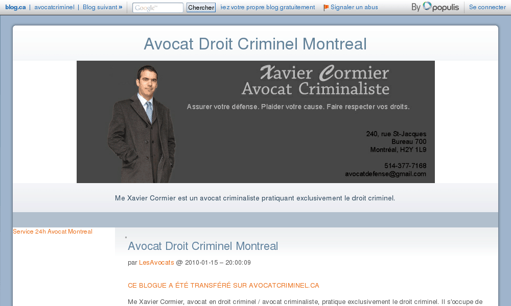 Blog d’un avocat criminaliste