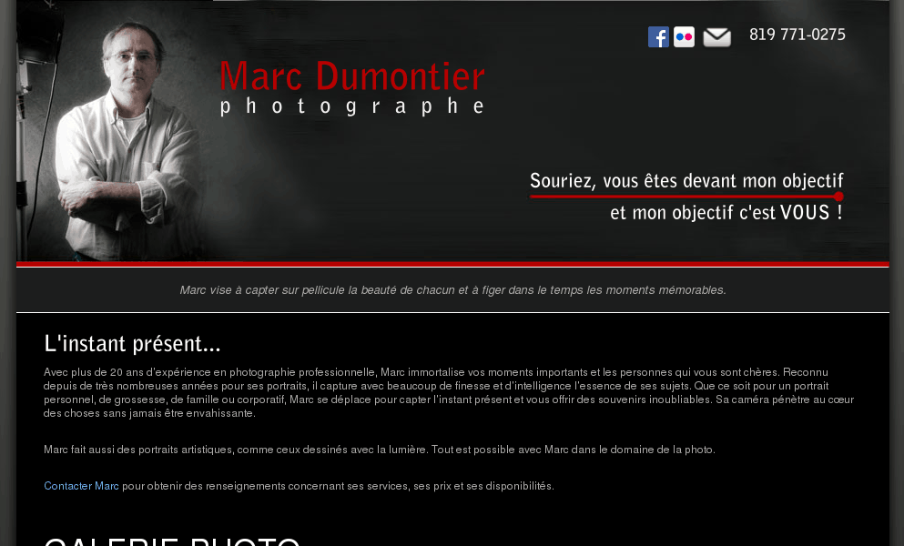 Marc Dumontier, photographe professionnel