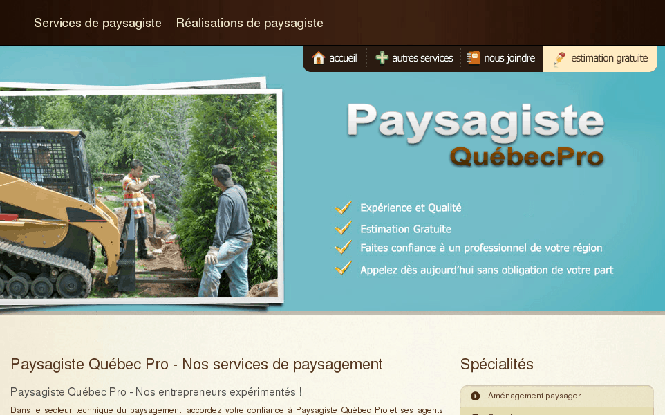Paysagiste Québec