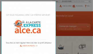 À La Carte Express (ALCE)