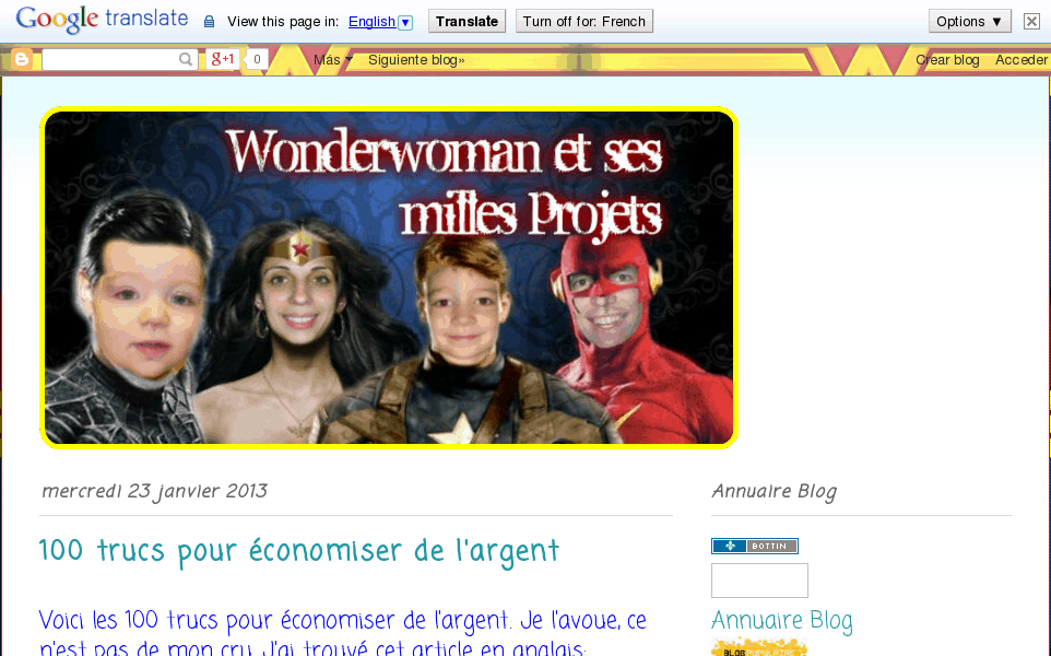 Wonderwoman et ses milles projets