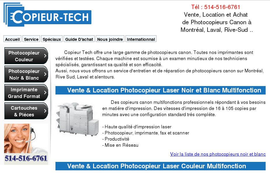 Copieurtech – vente et location de photocopieur et imprimante à montréal