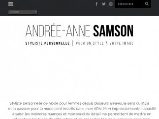 Andrée-Anne Samson styliste personnelle pour femmes