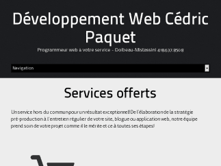 Programmeur web et sites web secteur Dolbeau-Mistassini