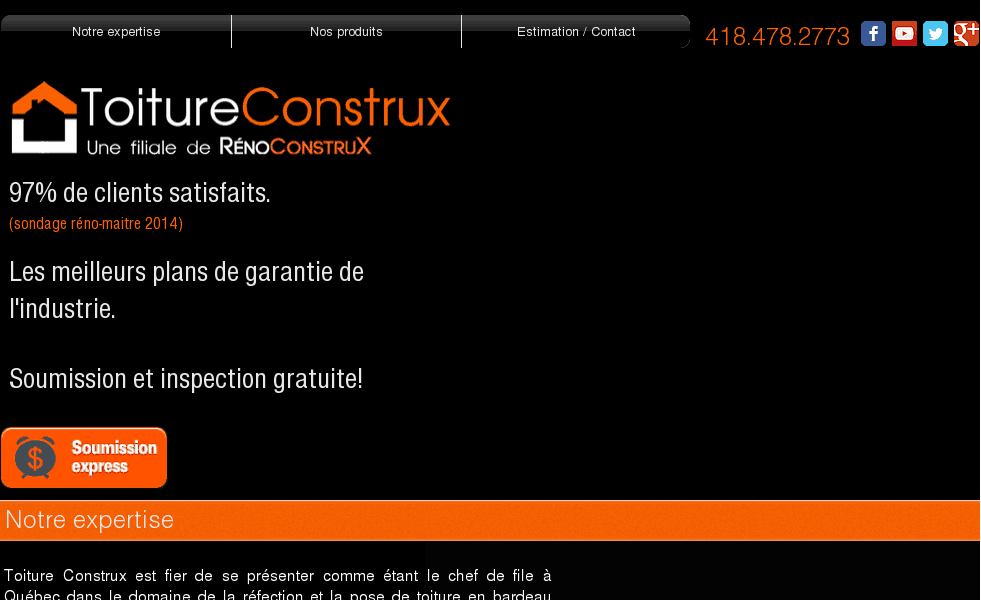 Toiture Construx – Québec